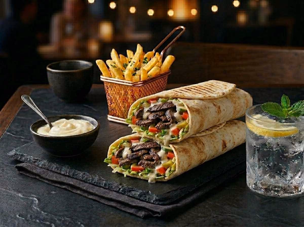 Beef Shawarma Large Meal