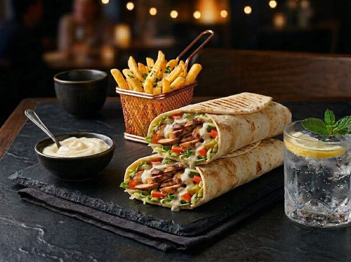Chicken Shawarma Large Meal